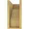 Ekena Millwork 7"W x 14"D x 14"H Classic Clemmons Rough Cedar Woodgrain TimberThane Corbel, Primed Tan CORUR07X14X14CLERCPR - alternate 3